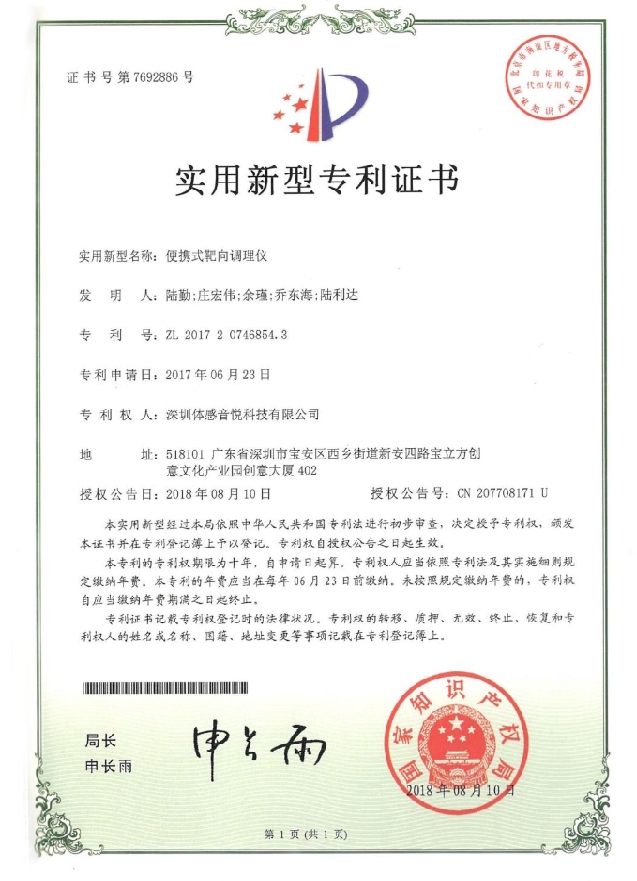 便攜式靶向調(diào)理儀